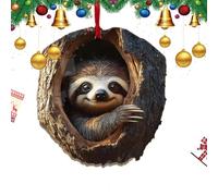Animal Wall Decorations | Animal Christmas Ornaments | Decorative Holiday Pendant | Cute Home Ornaments | Wall Decor | 2D Acrylic Realistic Ornaments | For Adults