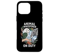 Animal Whisperer On Duty Wildlife Nature Lover Custodia per iPhone 16 Pro Max