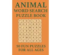 Animal Word Search: 50 Fun Puzzles for Kids, Adults, and Seniors