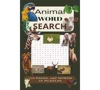 Animal Word Search: 55 Relaxing puzzles featuring 660 animal-themed words for fun, focus, and relaxation