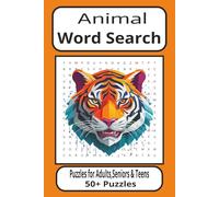 Animal Word Search Book: 50 + Puzzles with Easy to Read Print about Zoo, Wildlife and More I 6x9 inches, 110 pages I Gift for Vacations, Holidays and Relaxation