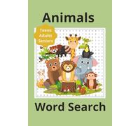 Animal Word Search Book: Animal-Themed Puzzles for the Ultimate Word Search Challenge | Teens Through Adults | 6 x 9 Inches | 100 Pages