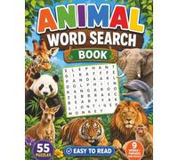 Animal Word Search Book: Fun and Challenging Puzzles Featuring Wildlife, Pets, Farm Animals & More for Teens, Adults, and Seniors
