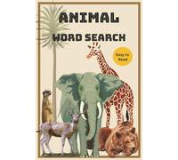 Animal Word Search Book: Fun and Engaging Easy to Read Word Search Puzzle Book for Adults, Teens and Seniors | 50+ Puzzles with Interesting fun Facts | 6x9 inches, 114 pages