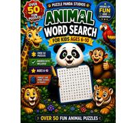 Animal Word Search: For Kids Ages 6-10