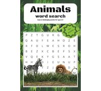 Animal word search puzzle book: Easy to read word searches about animals, far m animals, wild animals and more | 6x9 inches, 110 pages | 50+ puzzles... Gifts for vacations/holidays and spare time