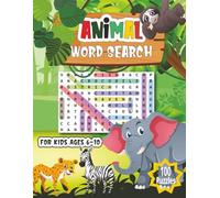 Animal Word Search Puzzle Book for Kids Ages 6-10: A Fun and Educational Puzzle Book Packed with Animal Adventures!