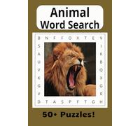 Animal Word Search Puzzle Book: Word Search with Easy to Read Print about Animals, Pets, Aquatic Mammals and More| 6x9 inches, 110 pages| 50+ puzzles... Great for Road Trips, Travel and Downtime!