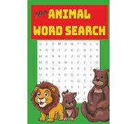 Animal Word Search Puzzle Book: Word Searches with Easy to Read Print about Animals (6 x 9) inches, 110 pages, 50 + puzzles, solutions included
