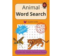 Animal Word Search Puzzle Book: Word Searches with Easy to Read Print about Animals, Creatures, Wildlife and More | 6x9 inches, 110 pages | 50+ ... for Vacations, Holidays and Relaxing Times