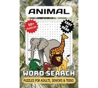 Animal Word Search Puzzle Book: Word Searches with Easy to Read Print, Animal Themed Words, Lions, Tigers, Dogs, Cats and More | 6x9 inches, 110 pages ... Gift, Vacations, Holidays and Free Times