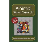Animal Word Search Puzzle Book: Word Searches with Easy to Read Print Book about animals, living things, creatures and more | 6x9 inches, 110 pages | ... Gift for Vacations, Holidays and Free Times