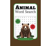 Animal Word Search: Word Searches with Easy to Read Print about Animals, Nature, Wildlife and More I 6x9 inches, 110 pages I 50+ Puzzles … Gift for Vacations, Holidays and Free Times