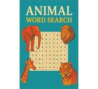 Animal Word Search: Word Searches with Easy to Read Print Themed for Wildlife, Sealife and more! | 6 X 9 inches | 110 pages | 50+ Puzzles … Gift for Vacations, Holidays, and Free Time