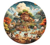 Animal World 1000 Piece Science Fiction Jigsaw Puzzle For Adults Family Challenge Toys Stress Relief Puzzle Exercise The Memory of The Brain for Adults And Kids, Age 12 Years Up 1000pcs (67.5x67.5cm)