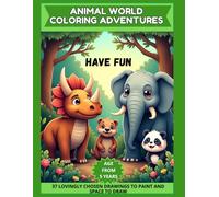 ANIMAL WORLD COLORING ADVENTURES: Explore, Color and Discover the Wild.