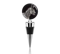 Animal Zebra Tappo per vino in metallo decorativo tappi per bottiglia di vino eleganti riutilizzabili a prova di perdite tappi per vino per regali bar vacanze feste matrimoni