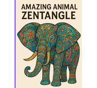 Animal zentangle coloring book