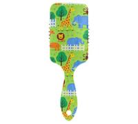 Animal Zoo Giraffe Elephant Monkey spazzole antistatiche per donne nere asciugatura Massaggiatore testa progettato per la perdita dei capelli con manico ergonomico cepillo para peinar