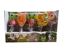 Animal Zoo Lollipops - Fun Animal-Shaped Lollipops for Kids, Pack of 30 with Frog, Rabbit, Unicorn and Elephant - Perfect for Birthday Party, Halloween or Festive Events, Cute and Colorful Design
