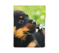 Animale Animale Carino Cane Cucciolo Rottweiler, Custodia per laptop in pelle PU, borsa per notebook, custodia per laptop, custodia per tablet