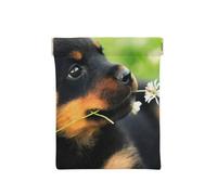 Animale Animale Simpatico Cucciolo Di Cane Rottweiler, Spremere il portafoglio superiore da donna Borsa portaoggetti Piccola portamonete Portamonete