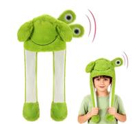 Animale Cappello con Orecchie Che Si Muovono, Peluche Cappelli Divertenti | Peluche Cappello Orecchie Che Si Muovono per Bambini Adulti per Halloween Natale Carnevale Pasqua Feste di Compleanno Regalo