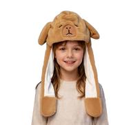 Animale Cappello con Orecchie Che Si Muovono, Peluche Cappello Orecchie Che Si Muovono, Cappelli Divertenti per Bambini e Adulti per Halloween Natale Carnevale Feste di Compleanno Regalo