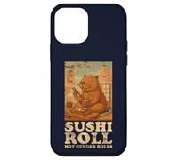 Animale Capybara Sushi Mangiare Giapponese Kawaii Custodia per iPhone 12 mini
