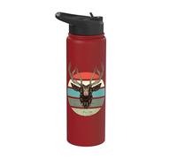 Animale da caccia con punta di freccia, artefatti indiani Stainless Steel Insulated Water Bottle