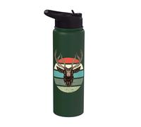 Animale da caccia con punta di freccia, artefatti indiani Stainless Steel Insulated Water Bottle