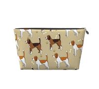 Animale da compagnia Beagle intelligente carino cartone animato, Borsa da toilette Borsa per trucco Borsa per cosmetici Borsa da toilette da viaggio portatile