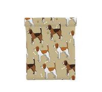 Animale da compagnia Beagle intelligente carino cartone animato, Spremere il portafoglio superiore da donna Borsa portaoggetti Piccola portamonete Portamonete