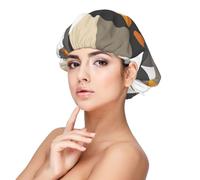 Animale da fattoria dell'oca,Cuffia da notte in raso per adulti - Cuffia da notte elastica per donna, copricapelli per la notte