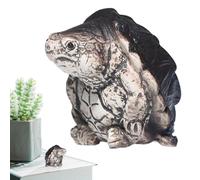 Animale da tè, mini animale da tè, statue realistiche di animali da | Tè a forma di tartaruga - Accessori per servizio da tè, ornamento per la casa, mini statuetta di animale da compagnia