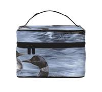 Animale d'anatra, Borsa per il trucco Borsa per cosmetici Borsa da toilette da viaggio portatile Astuccio per matite Astuccio da toilette