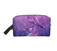 Animale dei delfini, Borsa per il trucco Borsa per cosmetici Borsa da viaggio portatile da viaggio Borsa per trucco Organizer