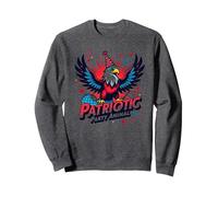 Animale del Partito Patriottico Felpa, Unisex per Adulti, Grigio Scuro, L