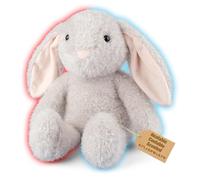 Animale di peluche a forma di coniglio riscaldabile al microonde e refrigerabile - Pad riscaldante per crampi mestruali sollievo dal dolore muscolare e ansia carino coniglio peluche giocattolo per