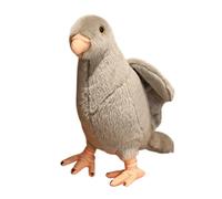 Animale Di Peluche A Forma Di Pájaro - Ave Suave Calmante Para Relajar Dormire, Falsa De Imitación Realista, Portatil Para Niños Bebés Halloween Pascua Navidad Cumpleaños Hogar Sofá