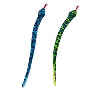 Animale di peluche a forma di serpente - Peluche a forma di serpente illuminato, morbidi e morbidi con bagliore, divertente parodia di scherzo, bambola realistica che attira l'attenzione per