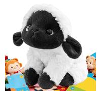 Animale di peluche con agnello di peluche - Pecorella morbida e coccolosa per il sonno confortevole dei bambini | Fibra di poliestere riempita con viso ricamato, regalo decorativo per la stanza dei ba