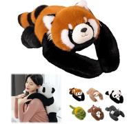 Animale di peluche con braccia extra lunghe per abbracciare - Panda, bradipo, orso posabile in stile kawaii, regalo per conforto e relax per bambini e adulti Mapache 45CM