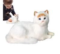 Animale di peluche del gatto della peluche del gatto della peluche | Decorazione del dolce,Giocattoli di peluche del gatto, animali di peluche, cartone animato, per dormire, compagni