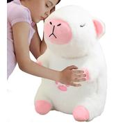 Animale di peluche di capibara, peluche di capibara | Compagno musicale per il sonno con la luce | Succhietto per dormire con respirazione ritmica regolabile, bambola morbida per bambini e adulti