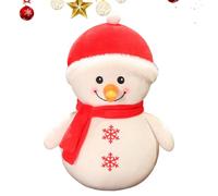 Animale di Peluche di Natale, Compagno Emolliente E Abbraccio, Peluche Natale Forma Pupazzo di Neve E Cervo, per Ragazzi Ragazze Adulti Divano Divan Mensola