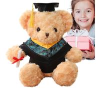 Animale di peluche graduazione peluche peluche cuscino decorativo Huggable peluche orso peluche con vestiti e cappello per la festa della cerimonia Fé