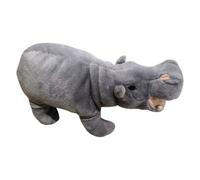 Animale di peluche ippopotamo, peluche ippopotamo | Simpatico peluche ripiene | Decorazione della casa dei cartoni animati, cuscino in peluche per bambini da 15,7 pollici per la casa, la cucina, la ca
