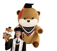 Animale Di Peluche Per Laureati - Cuscino Decorativo Con Lontre - Animale Realistico con Diploma e Cappello per Regalo Laurea Compleanno Natale Decorazione