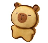 Animale di peluche toast, peluche di toast carina,Bambola Capybara peluche per gatto di toast a toast - Decorazioni per la casa adorabile ciondolo bambola ripieno, adorabile cuscino per il divano del